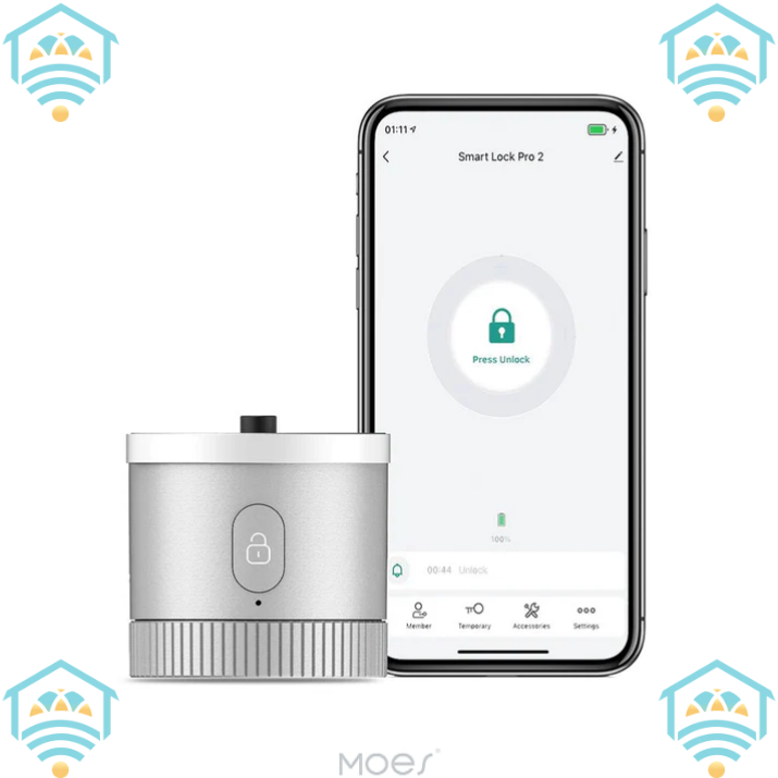 التحكم بالدخول و الاغلاق الذكي